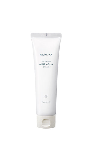 Aromatica Soothing Aloe Aqua Cream 150ml against a white background.