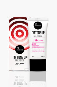 Suntique I'm Tone Up Multi Base SPF 50ml - Available for purchase at Sinless Skincare